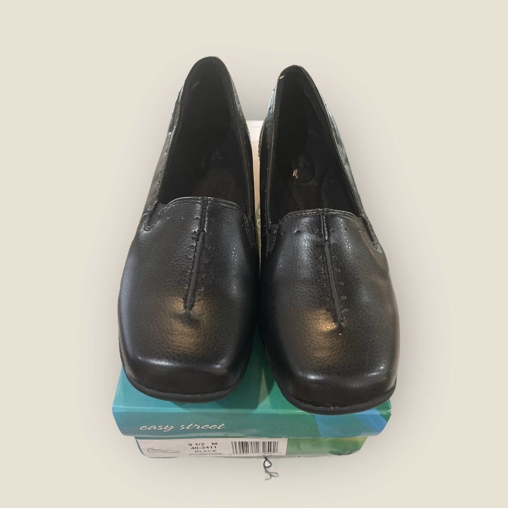 Easy Street Purpose Slip On Black 9.5